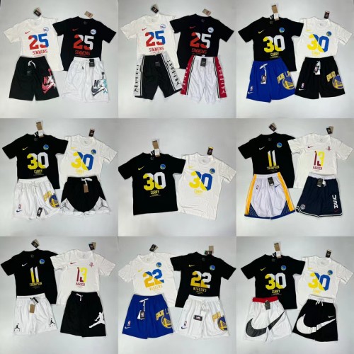 NBA Short Sleeves and Shorts 100% Cotton