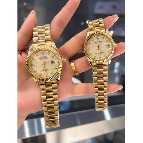 Fashion quartz couple watch with box Free shipping