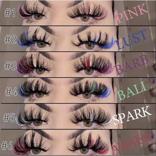 Wholesale Eyelashes with box Length:25mm