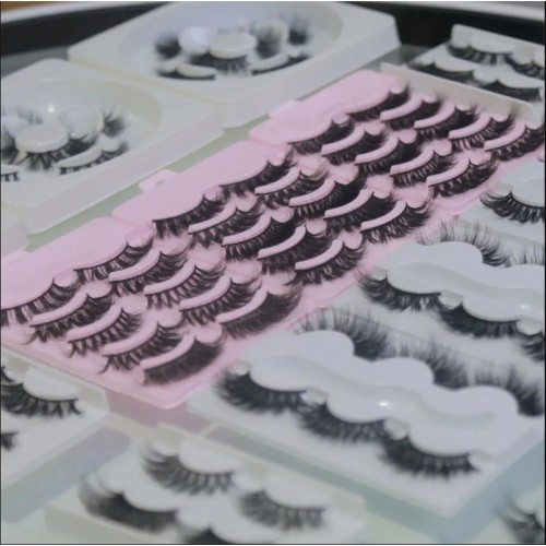 Wholesale Eyelashes with box Length:25mm