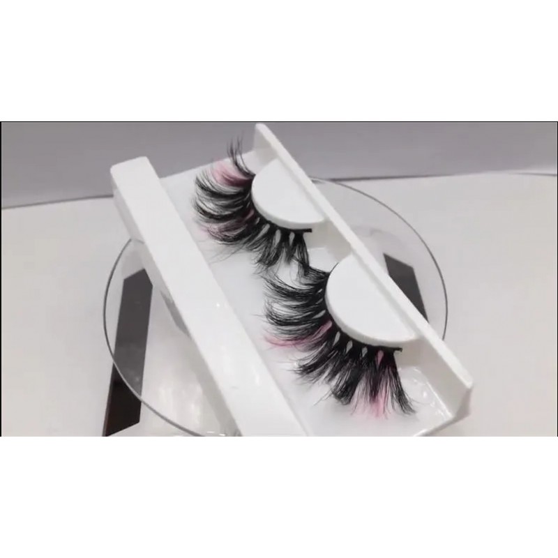 Wholesale Eyelashes with box Length:25mm 