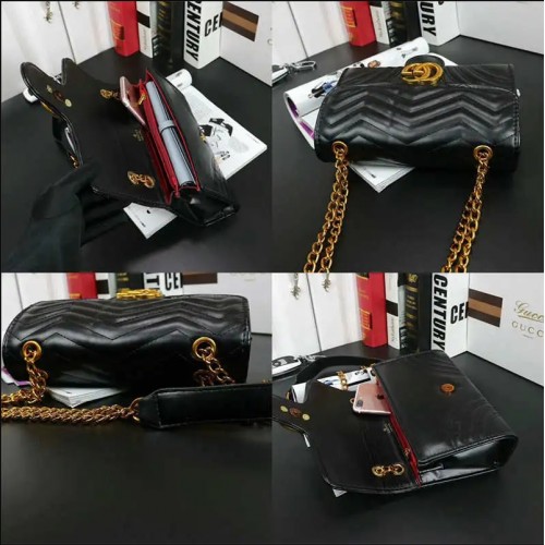 Wholesale Fashion G shoulder bag size:23*15*7cm free shipping