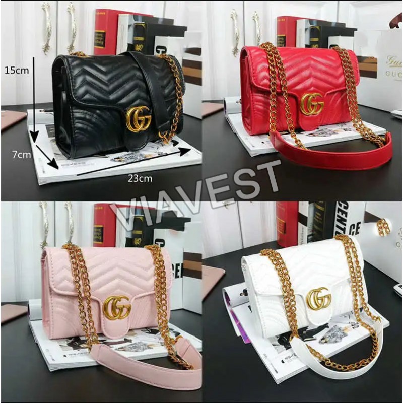 Wholesale Fashion G shoulder bag size:23*15*7cm free shipping