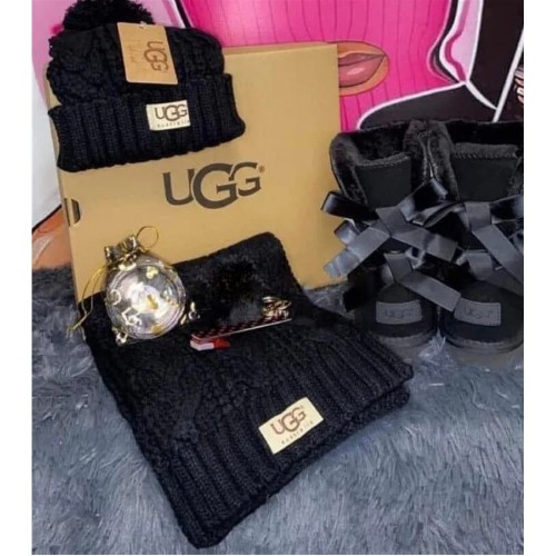 1 Set UGG snow Boots & Hat & Scarf Free Shipping  