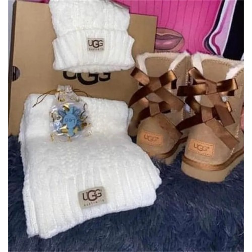 1 Set UGG snow Boots & Hat & Scarf Free Shipping 