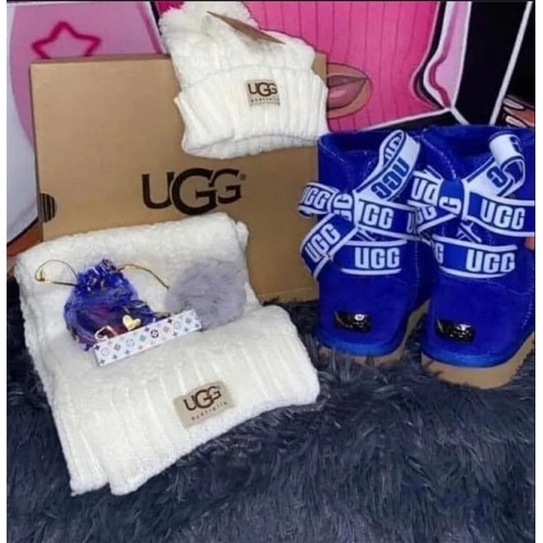 1 Set UGG snow Boots & Hat & Scarf Free Shipping 