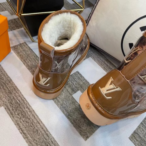 Original quality fashion shoes snow boots for women  with box free shipping