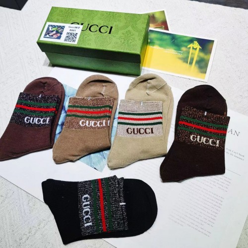 wholesale Cotton Medium Socks with box (5 pair one box) Free Shipping 