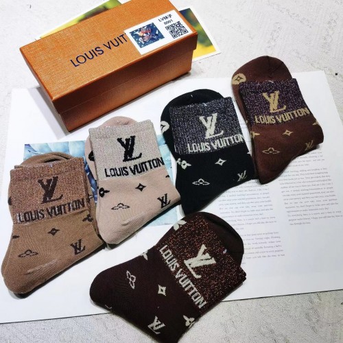 wholesale Cotton Medium Socks with box (5 pair one box) Free Shipping 