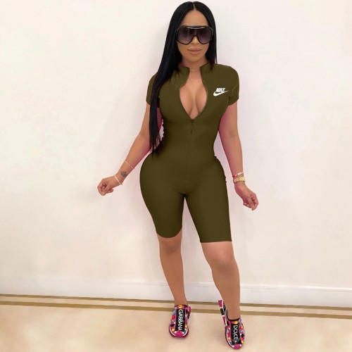 Women's sports slim fitting jumpsuit