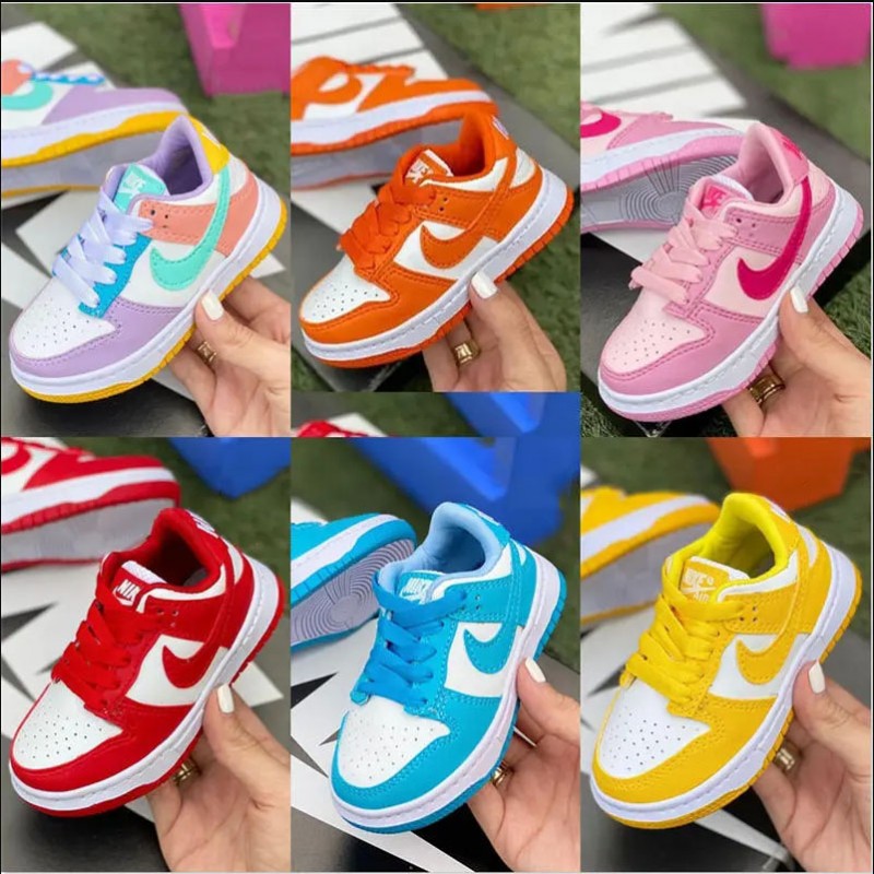 High quality sport shoes for kids with box Free Shipping 