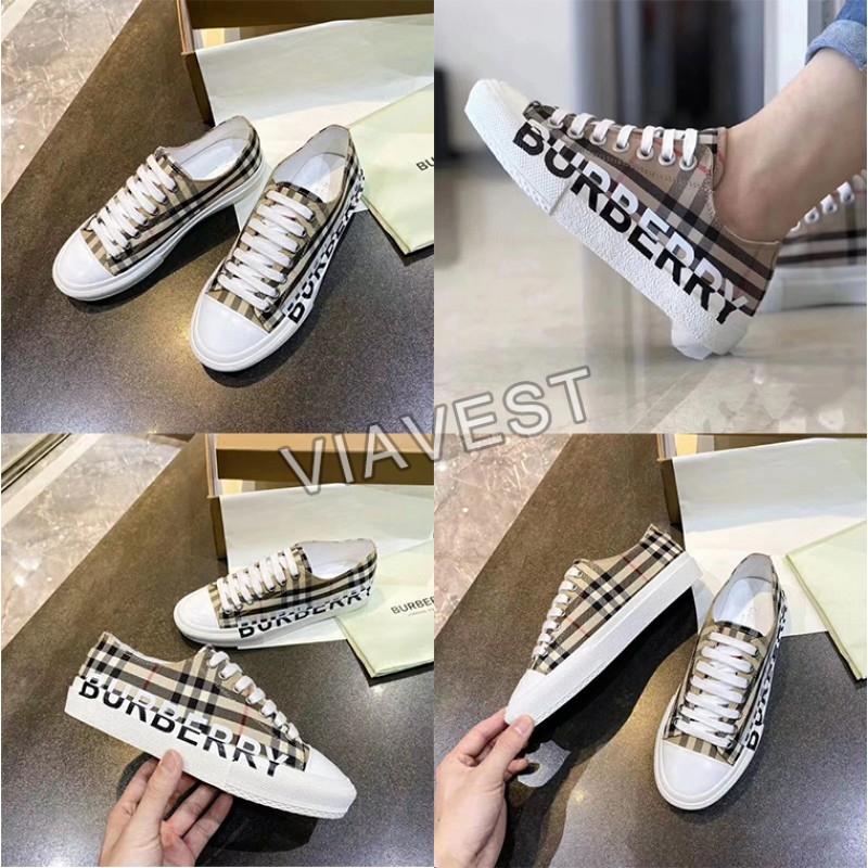 High quality plaid casual shoes Free shipping 