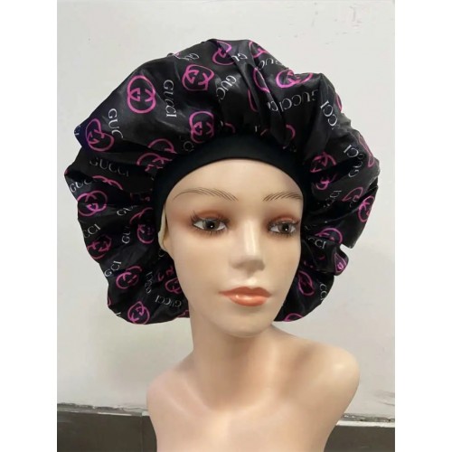 Fashion double layer Silky Bonnet Nightcap free shipping