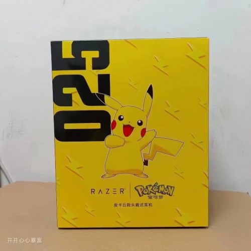 Original Quality Razer New Pikachu North Sea Monster v3 Headphones Free Shipping