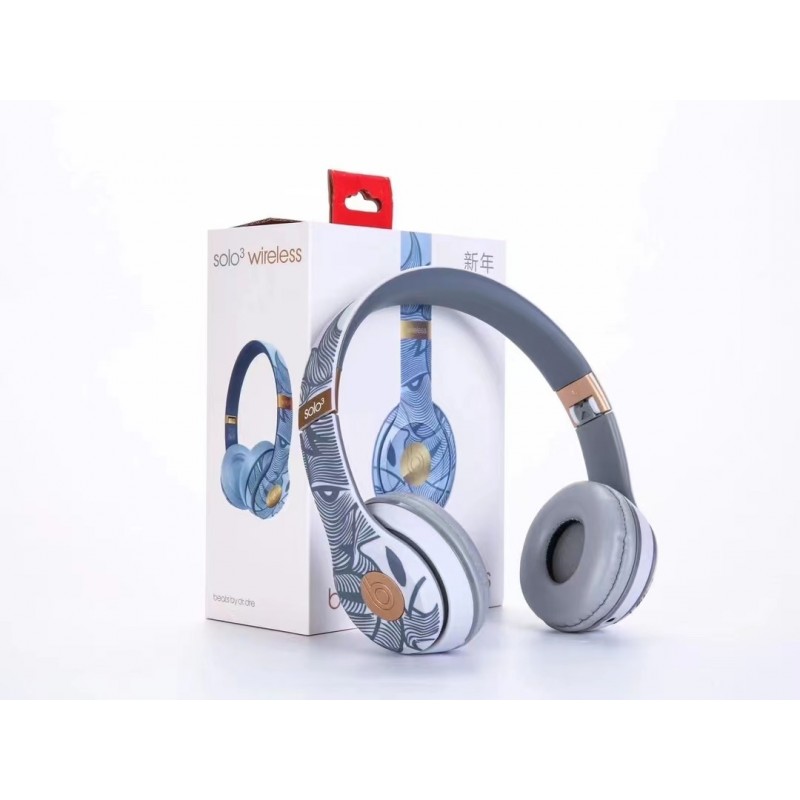 Normal Quality Bea ts Solo3 Wireless Bluetooth Headphones Mickey & Brown Bear Style Free Shipping 