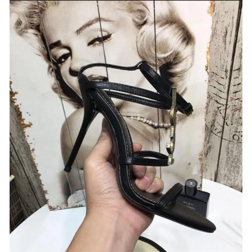 Top quality High-heeled sandals with box free shipping 