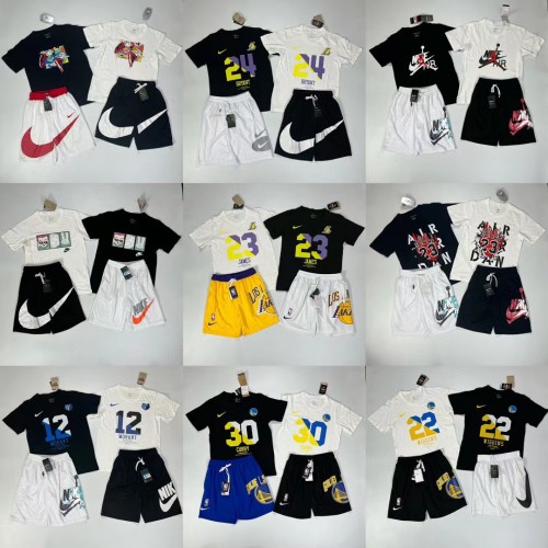 NBA Short Sleeves and Shorts 100% Cotton